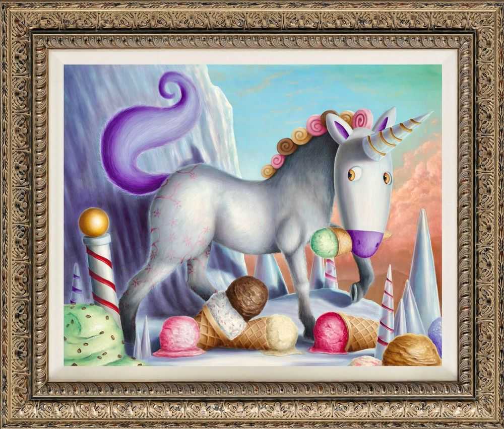 Peter Smith, ‘Crystal Tipped Unicone’, 2012, Print, Giclee on board, Castle Fine Art, Numbered