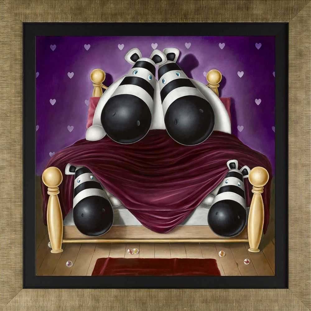 Peter Smith, ‘Four in a Bed (Canvas on Board)’, 2014, Print, Giclee On Canvas, Castle Fine Art, Numbered