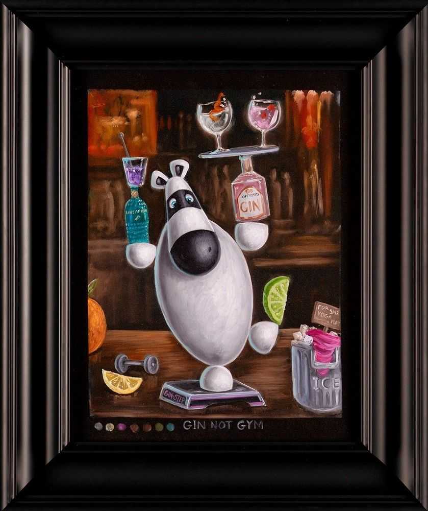 Peter Smith, ‘Gin Not Gym’, 2021, Print, Fine Art Print, Castle Fine Art, Numbered, Framed