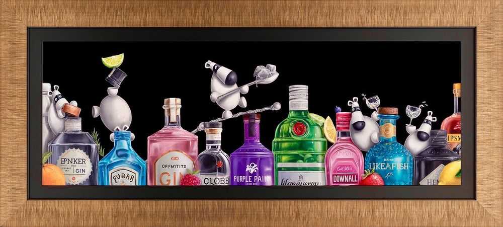 Peter Smith, ‘Gin-Toxicated’, 2021, Print, Fine Art Print, Castle Fine Art, Numbered, Framed