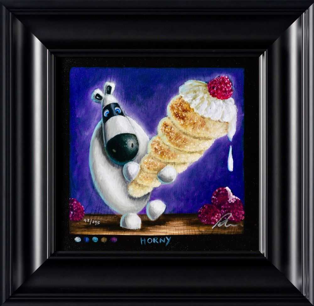 Peter Smith, ‘Horny’, 2024, Print, Fine Art Print, Castle Fine Art, Numbered, Framed