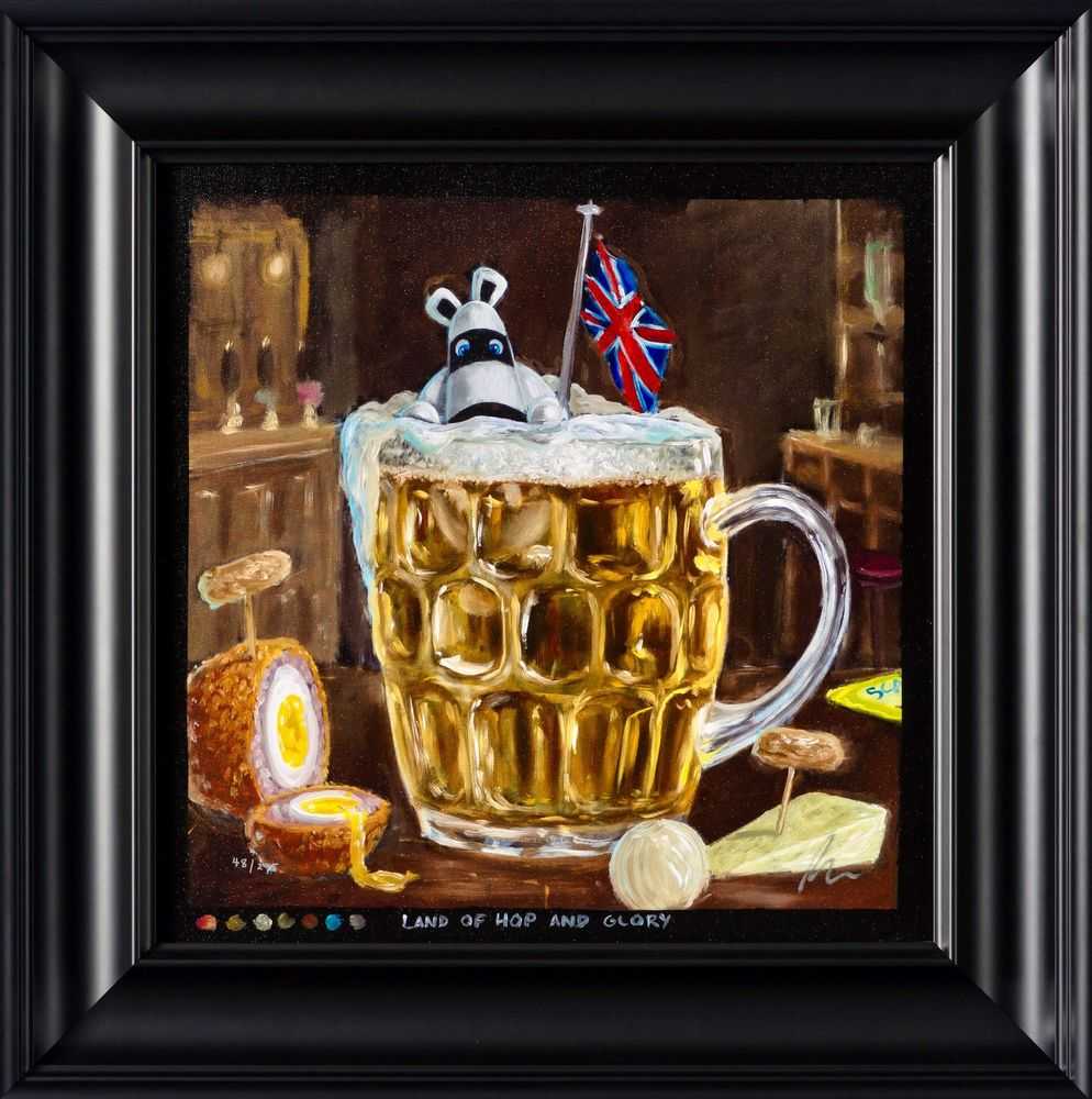 Peter Smith, ‘Land of Hop and Glory’, 2022, Print, Fine Art Print, Castle Fine Art, Numbered, Framed