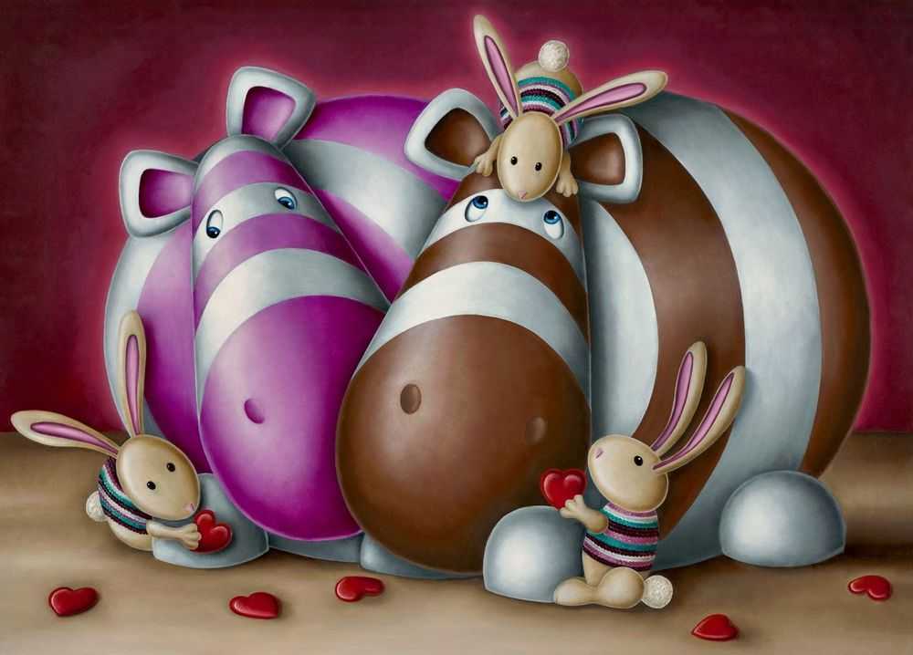 Peter Smith, ‘Meet The Family - Boxed Canvas Edition’, 2013, Print, Giclee On Canvas, Castle Fine Art, Numbered
