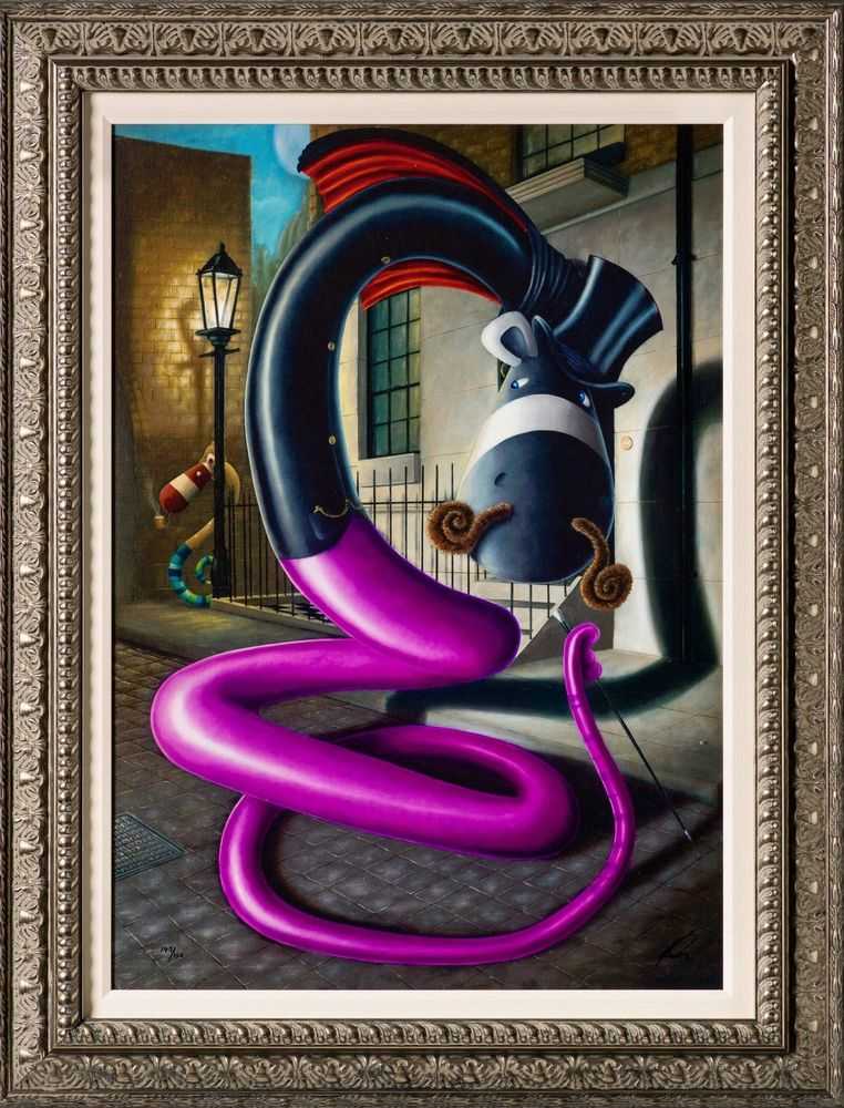 Peter Smith, ‘Menacing Moriarty Marauder’, 2024, Print, Giclee on board, Castle Fine Art, Numbered