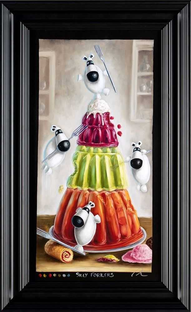 Peter Smith, ‘Silly Forkers’, 2024, Print, Fine Art Print, Castle Fine Art, Numbered, Framed