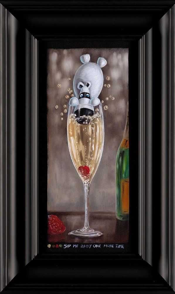 Peter Smith, ‘Sip Me Baby One More Time’, 2021, Print, Fine Art Print, Castle Fine Art, Numbered, Framed