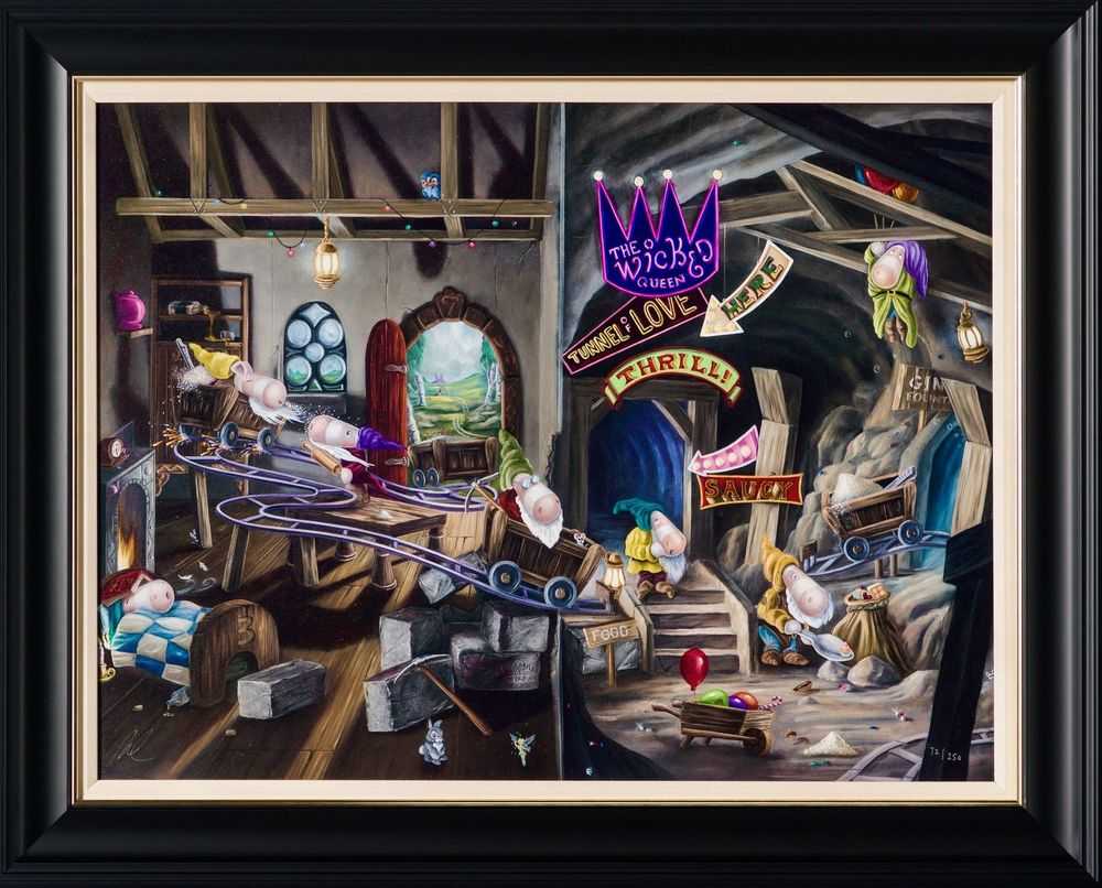 Peter Smith, ‘Snow White's Snow White Adventure’, 2024, Print, Giclee On Canvas, Castle Fine Art, Numbered