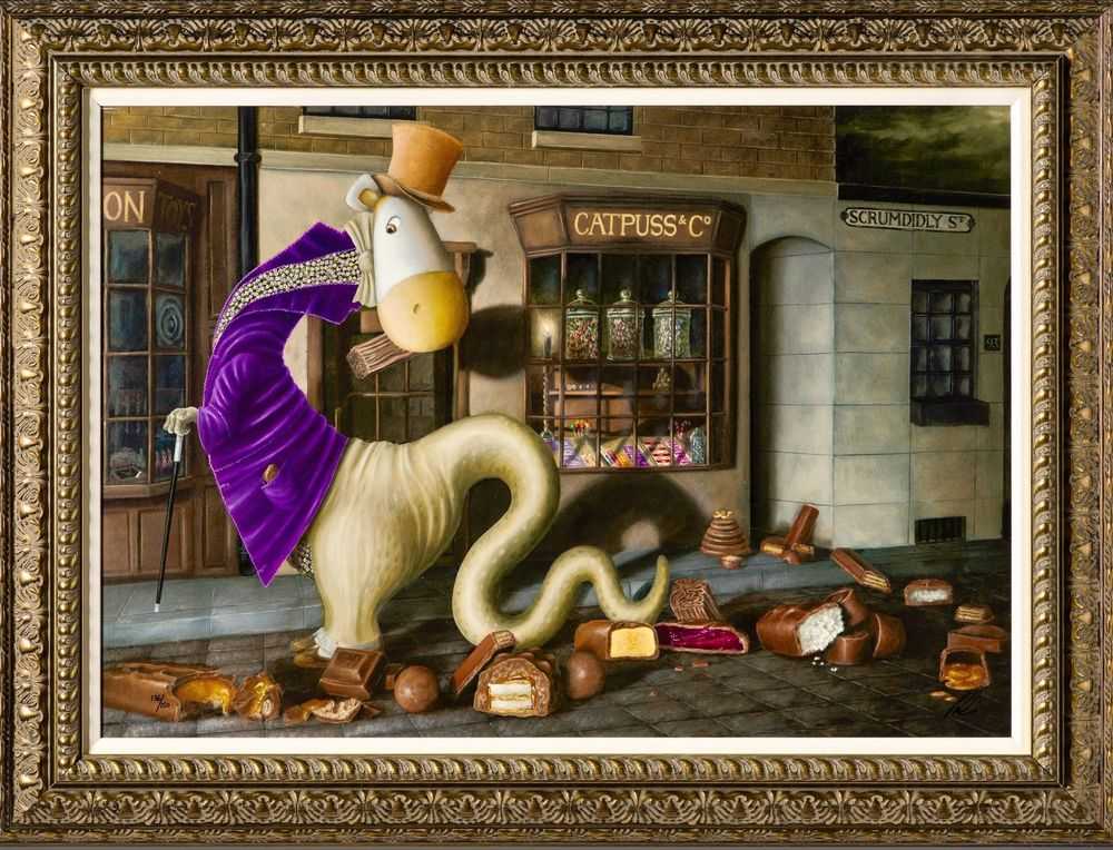 Peter Smith, ‘The Flamboyant Wriggling Wonky Wonder’, 2024, Print, Giclee on board, Castle Fine Art, Numbered