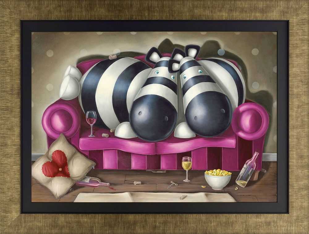 Peter Smith, ‘Wine Club’, 2016, Print, Canvas on board, Castle Fine Art, Numbered, Framed