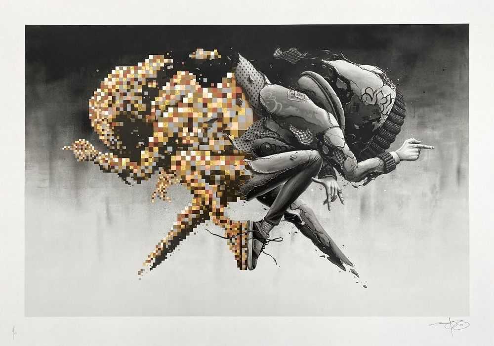 Pez, ‘Double Trouble (Triple Leaf)’, 18-02-2021, Print, 23 Colour Screen Print On 300gsm Somerset Paper, Graffiti Prints, Numbered