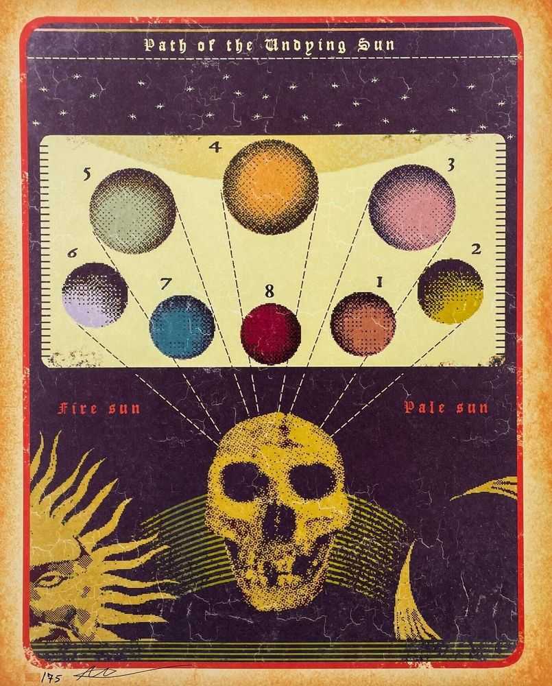 Plastiboo, ‘Path to the Undying Sun (Vermis II)’, 2023, Print, Offset lithograph on fine-art matte paper, null, Numbered