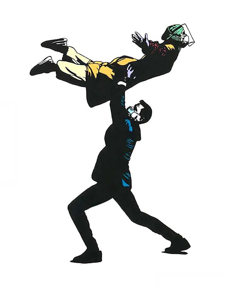 Pobel, ‘Dirty Dancing (Small)’, 2022, Print, 11 color screen print, ABC Printhouse, Numbered