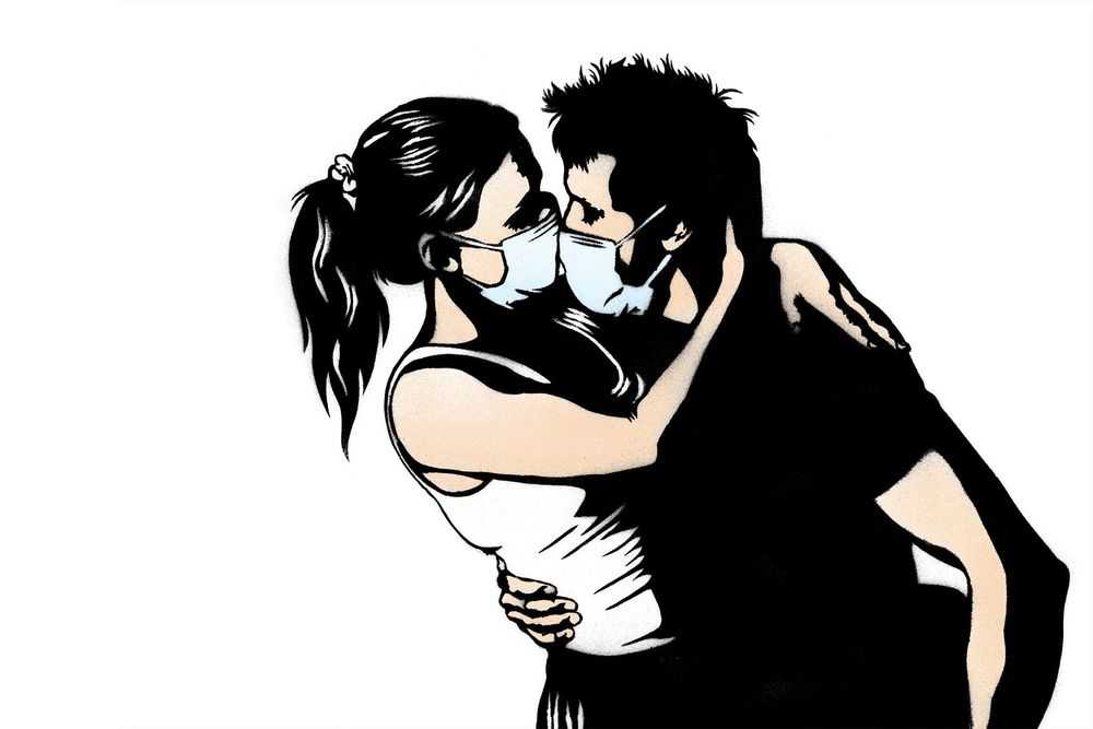 Pobel, ‘The Lovers (60 x 90)’, 10-05-2020, Print, 4 color screen print, ABC Printhouse, Numbered