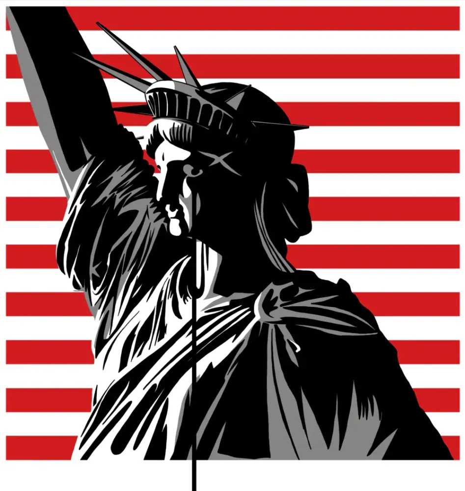 Pure Evil, ‘America's Nightmare 2020 (Born In The USA)’, 15-04-2020, Print, 4 colour screenprint on Coventry Rag Vellum 290gsm , Self-released, Numbered