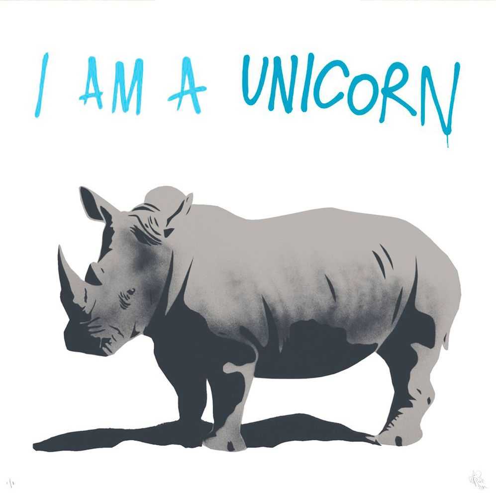 Pure Evil, ‘I Am A Unicorn’, 09-04-2018, Print, 4 colour screenprint on 330gsm Fedrigoni Paper, Self-released, Numbered