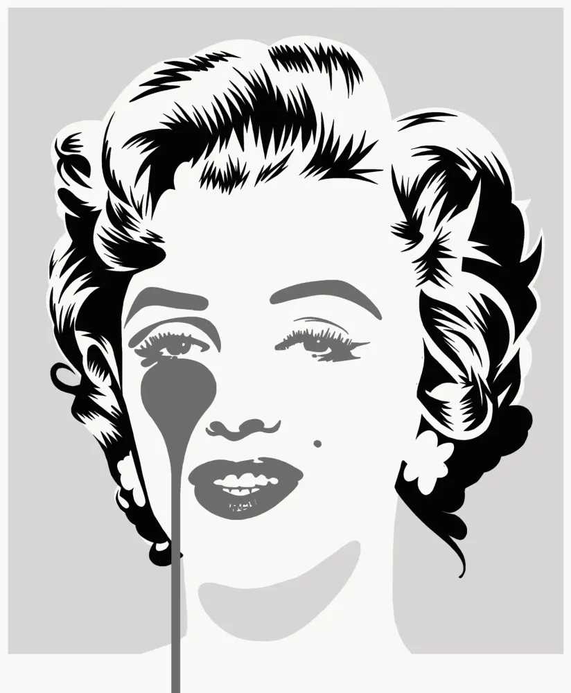 Pure Evil, ‘Marilyn Classic (Silver & Black)’, 05-02-2020, Print, 3 colour screenprint on 330gsm Fedrigoni paper
, Self-released, Numbered