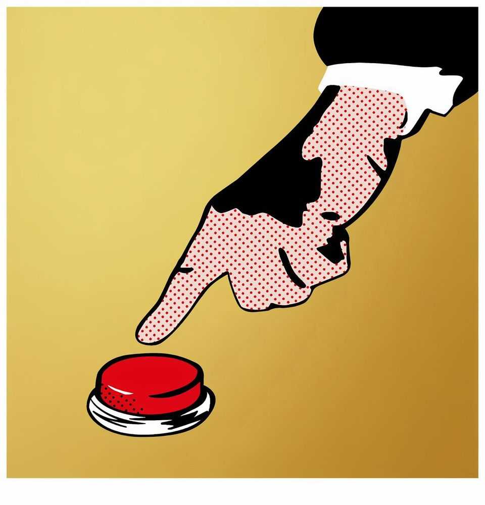 Pure Evil, ‘Masters Of War (Gold)’, 22-01-2018, Print, 4 colour screenprint, Self-released, Numbered