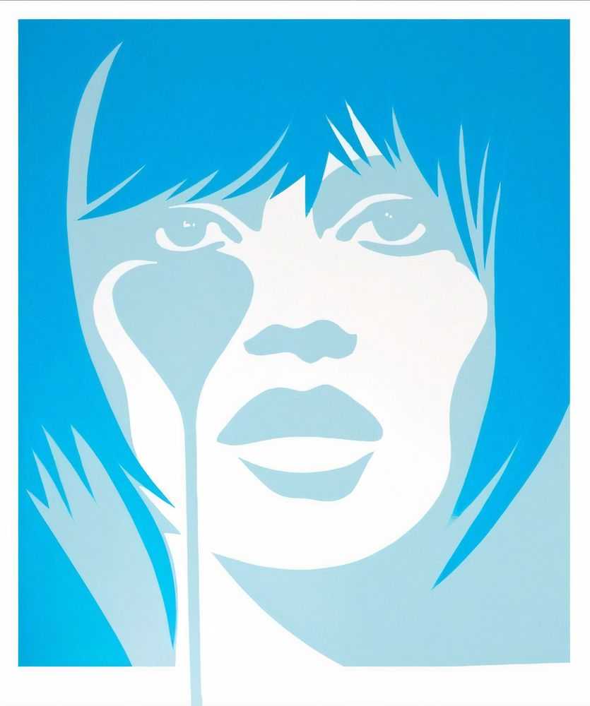 Pure Evil, ‘Roger Vadim's Nightmare (Baby Blue & Blue)’, 02-02-2015, Print, 2 Colour Screenprint on 330gsm Fedrigoni Paper, Self-released, Numbered