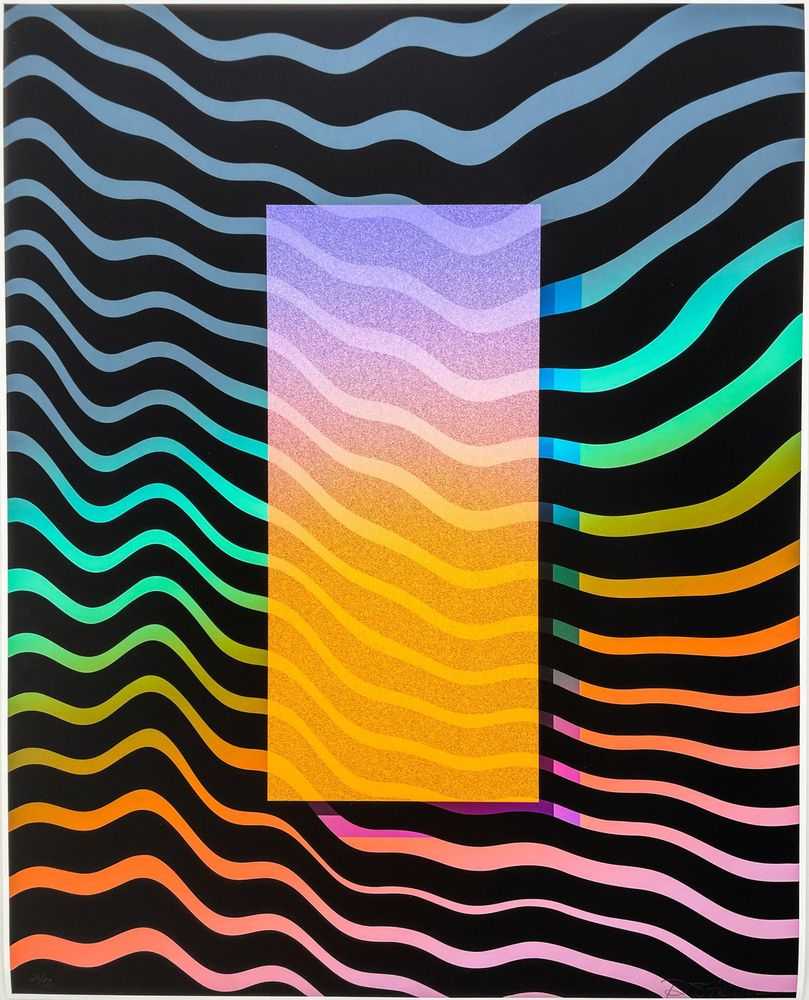 Rachel Strum, ‘Atomic Color Waves’, 2023, Print, Archival pigment print on 290gsm fine-art paper, null, Numbered