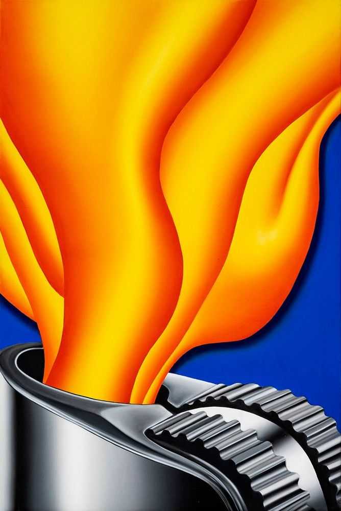 Rafa Silvares, ‘Fired Up’, 17-11-2021, Print, 23 Layer screenprint on Somerset Velvet Paper, Moosey Art, Numbered