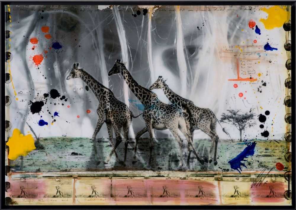 Raphael Mazzucco, ‘Behind These Eyes Unique Three’, 2023, Print, Mixed Media, Castle Fine Art, Numbered, Framed
