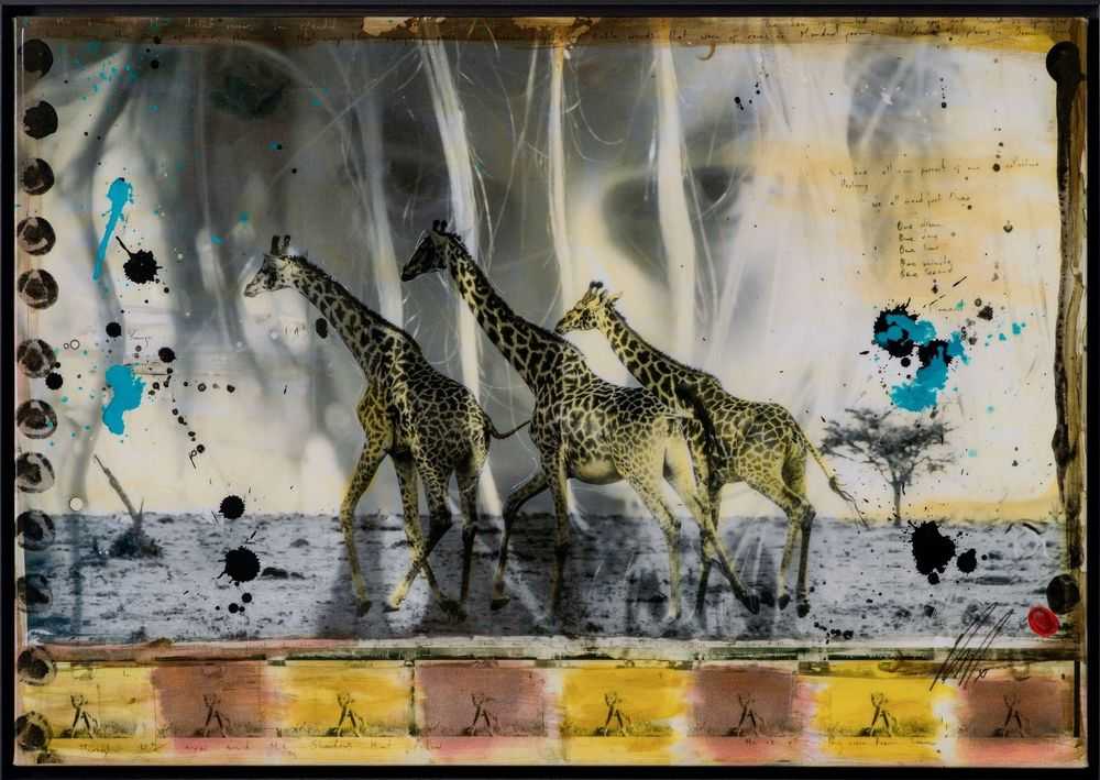 Raphael Mazzucco, ‘Behind These Eyes Unique Two’, 2023, Print, Mixed Media, Castle Fine Art, Numbered, Framed