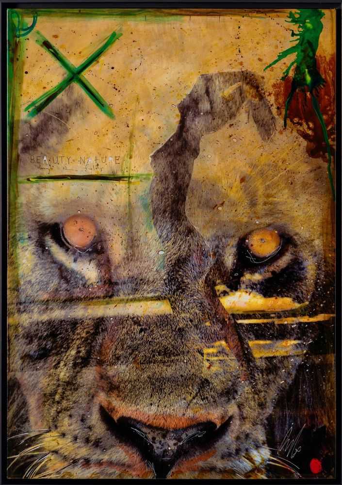 Raphael Mazzucco, ‘Free Spirit Unique One’, 2023, Print, Mixed Media, Castle Fine Art, Numbered, Framed