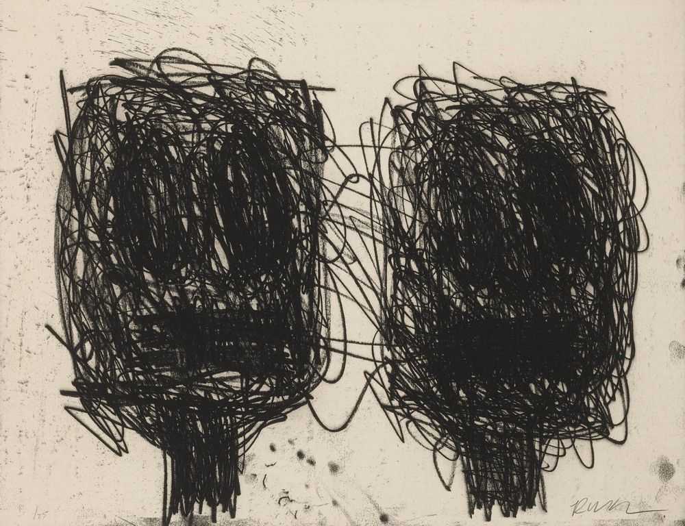 Rashid Johnson, ‘Untitled #1 (2015)’, 2015, Print, Softground etching printed in black on Somerset velvet antique white, Hauser & Wirth, Numbered