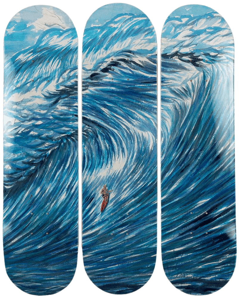 Raymond Pettibon, ‘No Title (The Bright Flatness)’, 18-06-2020, Collectible, 7 ply grade a Canadian maple wood, The Skateroom, Numbered