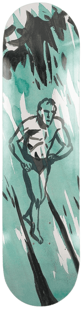Raymond Pettibon, ‘No Title (You Have A Clear...)’, 18-06-2020, Collectible, 7 ply grade a Canadian maple wood, The Skateroom, Numbered