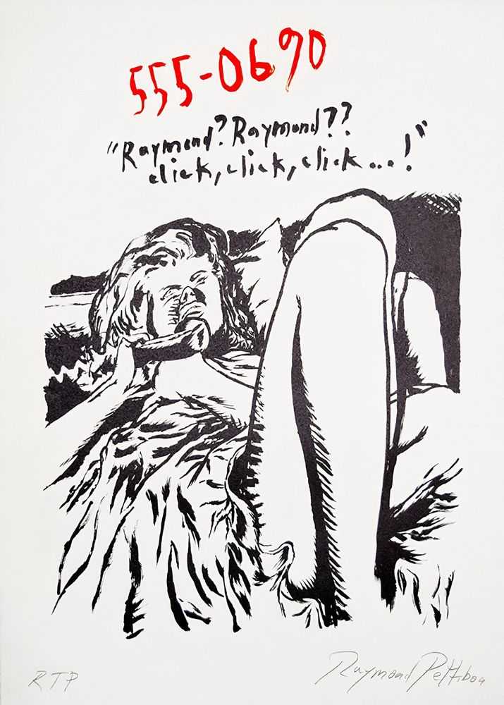 Raymond Pettibon, ‘Untitled (555 - 0690)’, 2018, Print, Lithograph, Brooke Alexander, Numbered