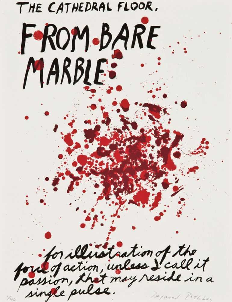 Raymond Pettibon, ‘Untitled (The Cathedral Floor)’, 1991, Print, Silkscreen, null, Numbered