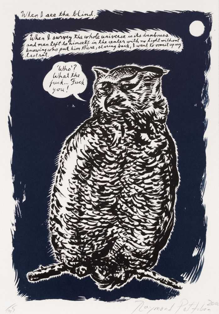 Raymond Pettibon, ‘Untitled (When I See The Blind)’, 2000, Print, Lithograph, IFPDA, Numbered, Dated