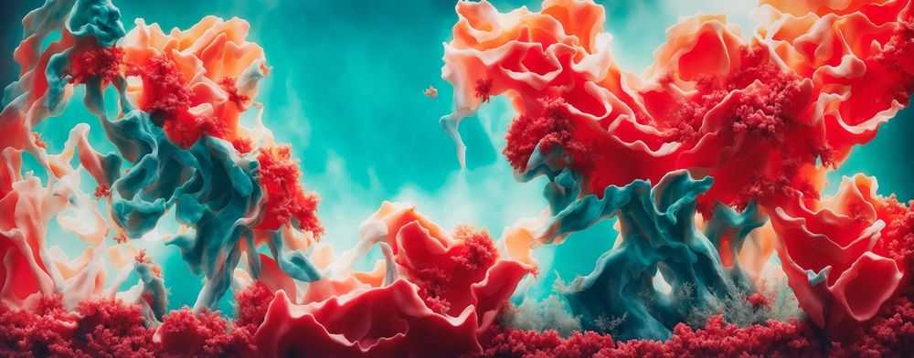 Refik Anadol, ‘Artificial Realities Coral - A’, 2025, Print, Diasec-mounted Giclee prints on aluminium composite panel , null, Numbered