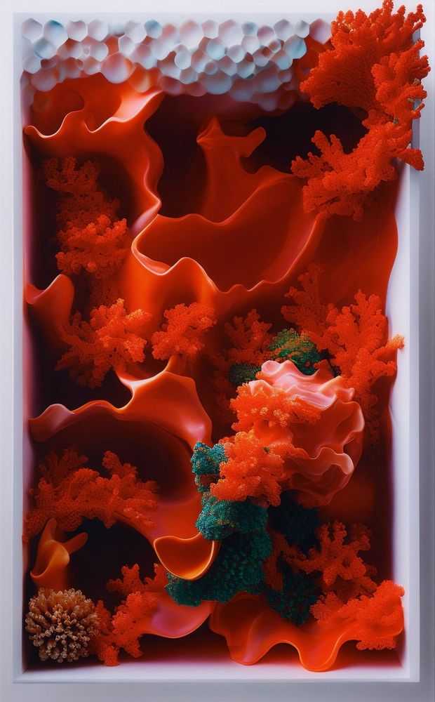 Refik Anadol, ‘Artificial Realities Coral - F’, 2025, Print, Diasec-mounted Giclee prints on aluminium composite panel , null, Numbered