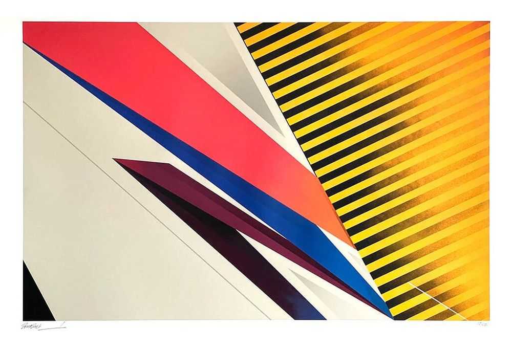 Remi Rough, ‘Full Clip’, 2017, Print, Blue iridescence and glitter gloss on Minuet Paper, Nelly Duff, Numbered