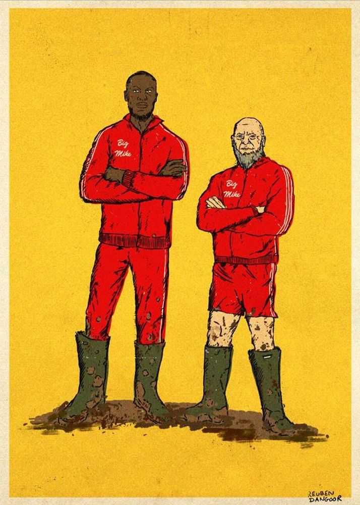 Reuben Dangoor, ‘Big Mikes’, 2018, Print, Nine Colour Screen print on Straw White  320gsm, Self-released, Numbered