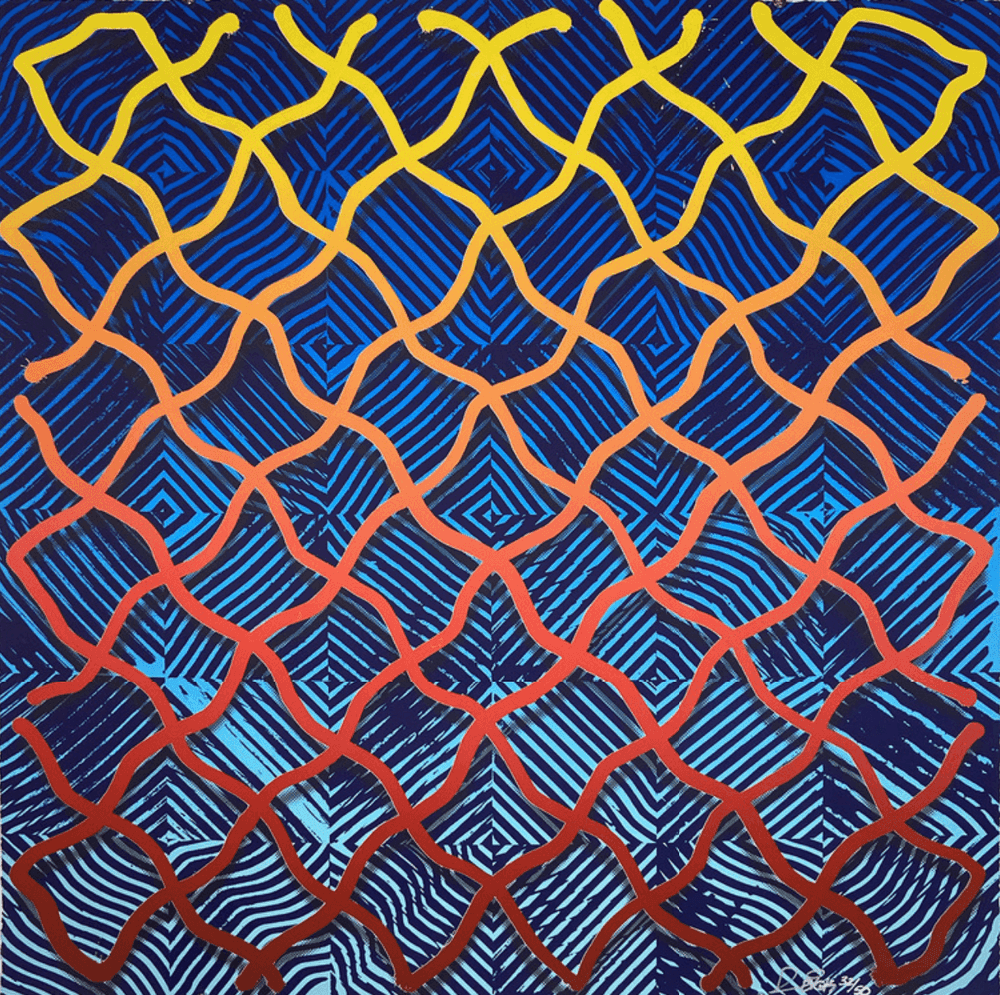 Revok, ‘LSC (III)’, 08-11-2014, Print, 12 Colours hand pulled screenprint on Coventry Rag Archival Paper, Library Street Collective, Numbered