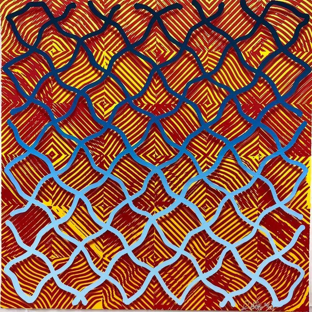 Revok, ‘LSC (IV)’, 08-11-2014, Print, 12 Colours hand pulled screenprint on Coventry Rag Archival Paper, Library Street Collective, Numbered