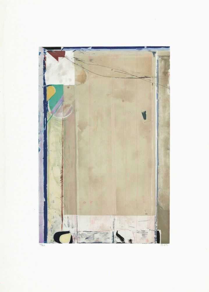 Richard Diebenkorn, ‘Touched Red’, 1991, Print, Color softground etching, aquatint, and spitbite etching with drypoint on Rives Heavyweight, null, Numbered