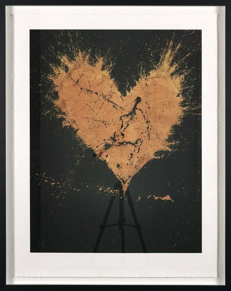 Richard Hambleton, ‘Gold Heart 21st Century’, 2016, Print, Fine art print on hahnemuhle Fine Art Pearl, null, Numbered, Framed