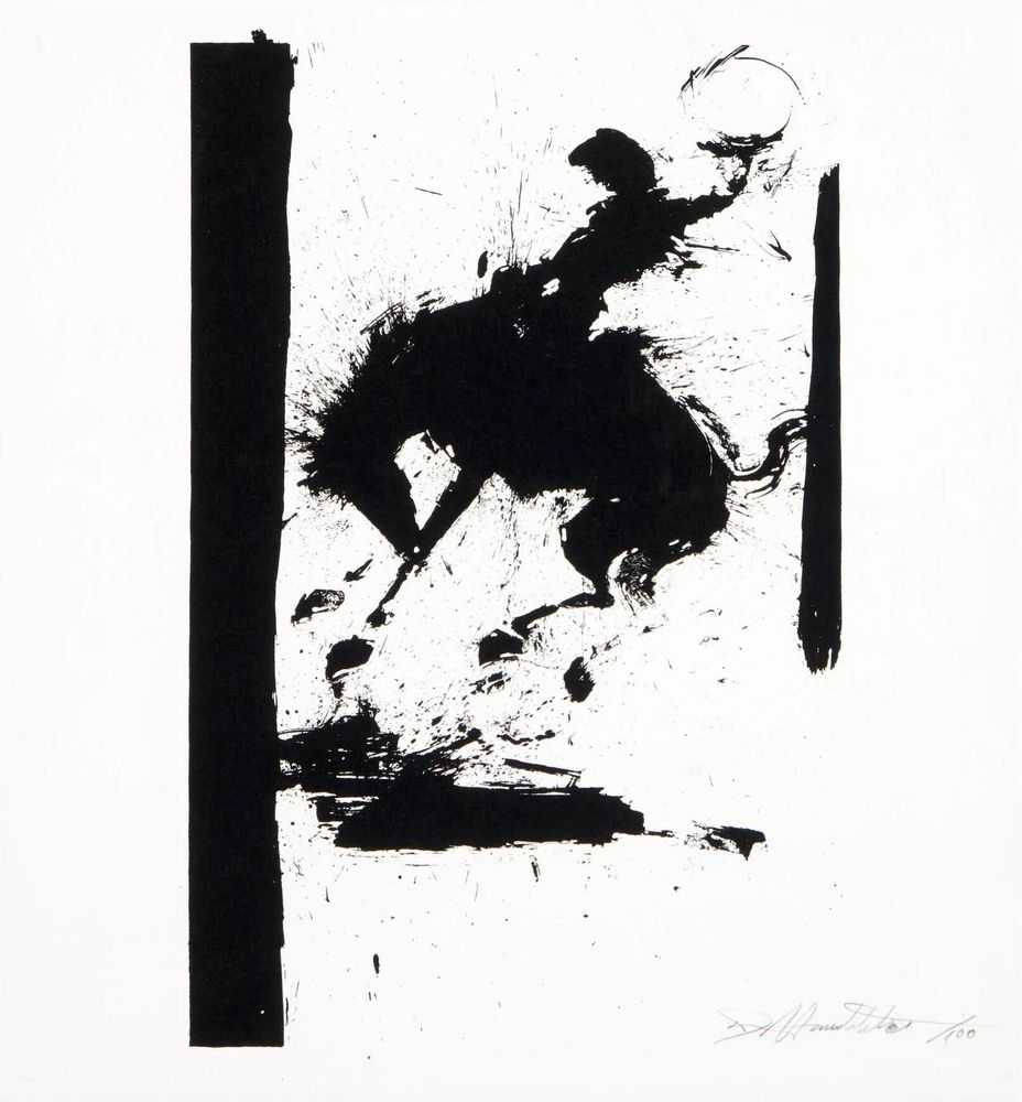 Richard Hambleton, ‘Horse & Rider’, 2005, Print, Screenprint, null, Numbered