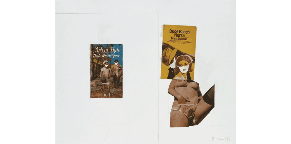 Richard Prince, ‘Dude Ranch Nurse’, 2008, Print, Lithograph with collage and graphite and ink additions, on wove paper., null, Numbered