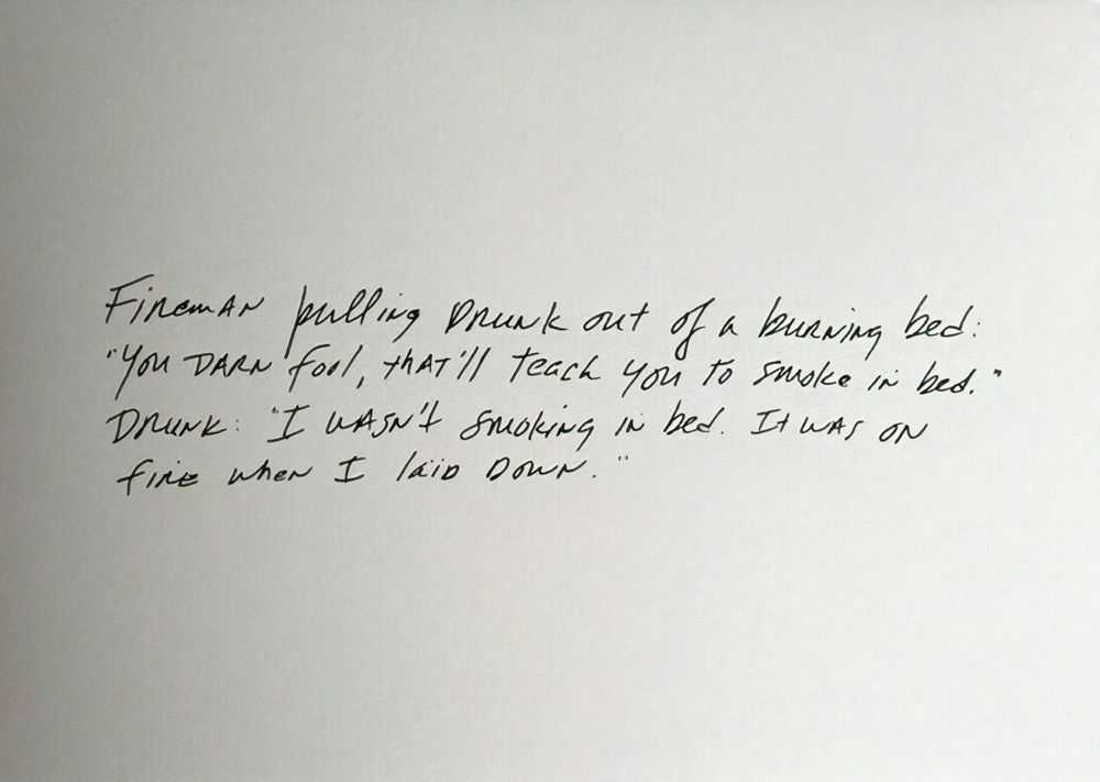 Richard Prince, ‘The Greeting Card Jokes #1 The Fireman’, 2011, Print, Foil-stamped print, on heavy wove paper, folded, null, Numbered