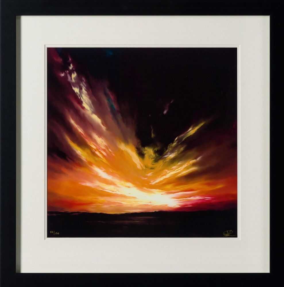 Richard Rowan, ‘Fire Sky II’, 2024, Print, Giclee on paper, Castle Fine Art, Numbered, Framed