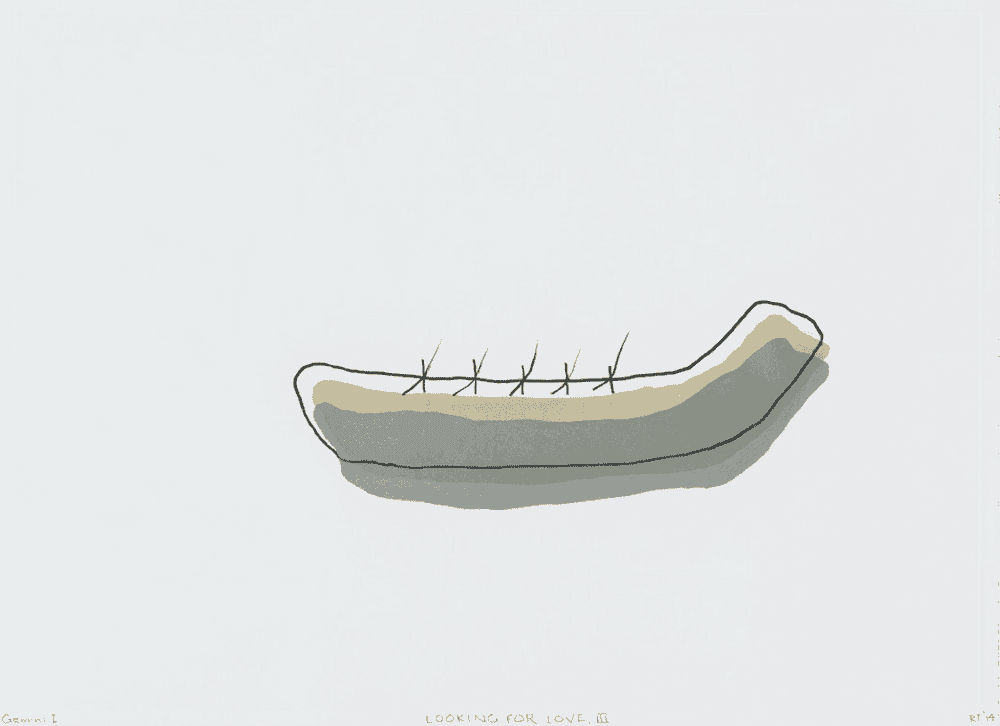 Richard Tuttle, ‘Looking for Love III’, 2015, Print, 3-color aquatint, Gemini G.E.L. LLC, Numbered