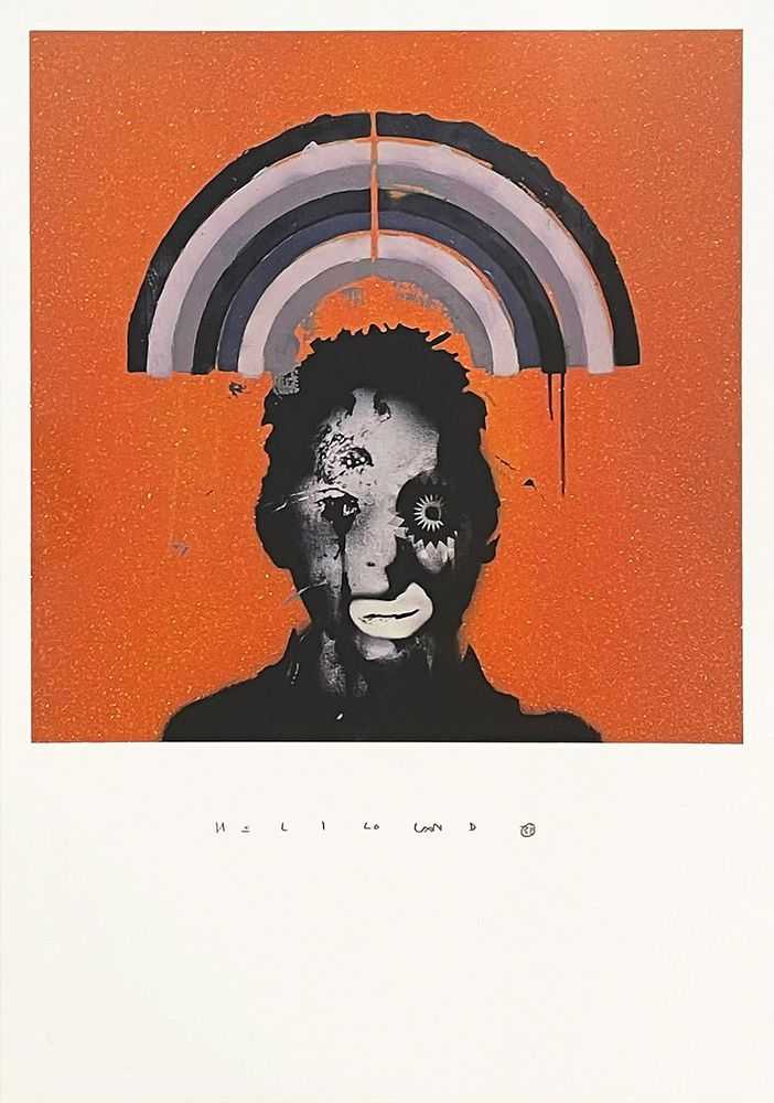 Robert Del Naja, ‘Heligoland’, 30-11-2010, Print, Giclee print with orange glitter, Pictures On Walls, Numbered