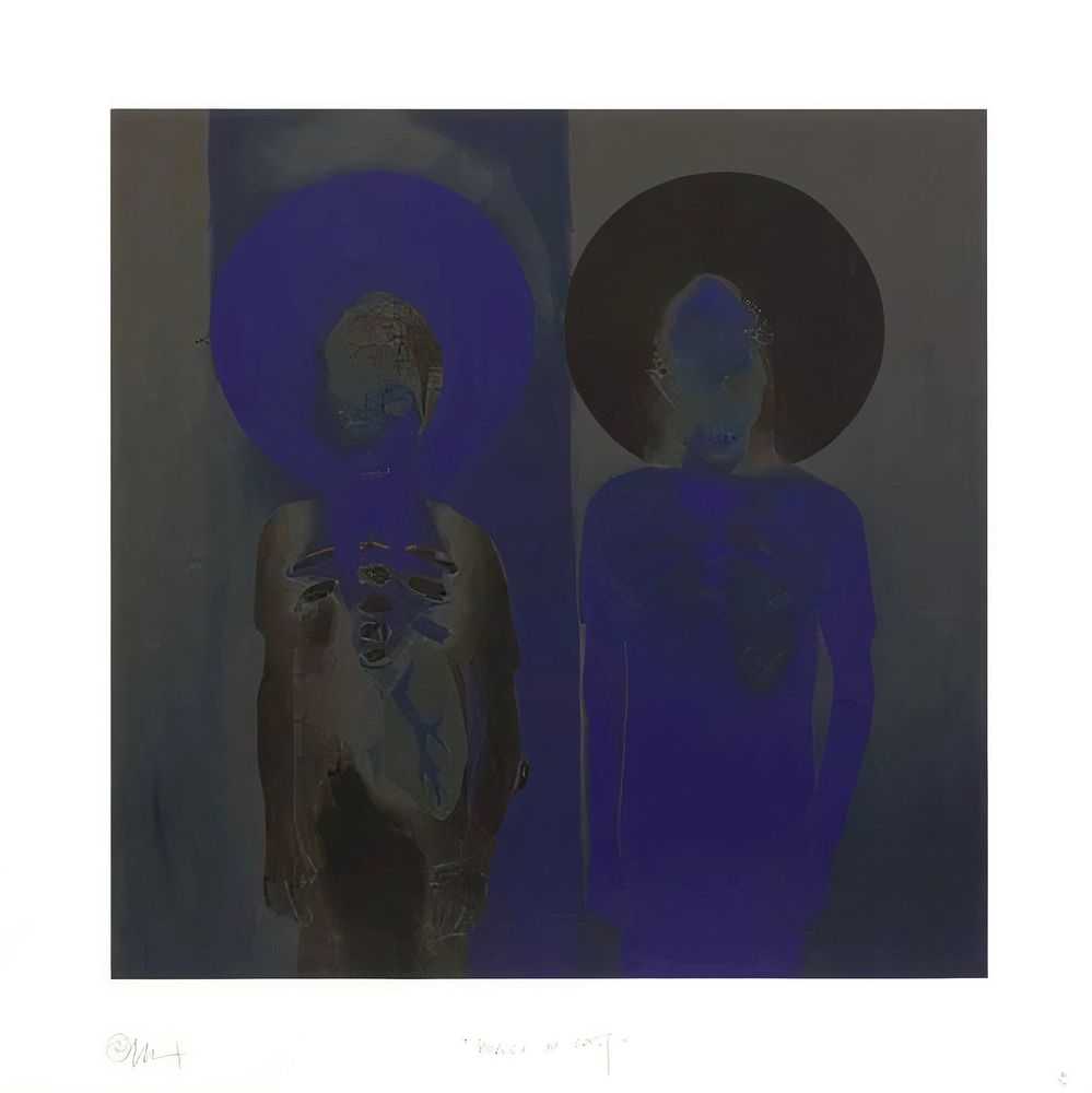 Robert Del Naja, ‘Peace At Last (Blue)’, 2008, Print, Colour pigment print on archival watercolour stock, Pictures on Walls, Numbered