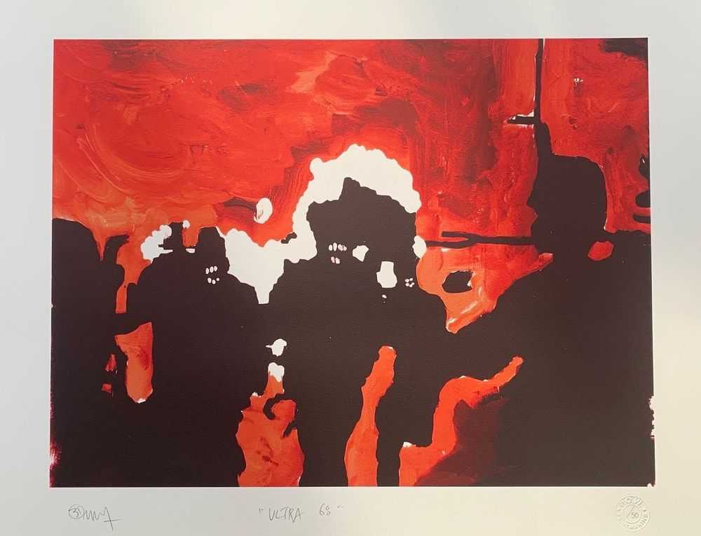 Robert Del Naja, ‘Ultra (Red)’, 2007, Print, Colour pigment print on archival watercolour stock, Pictures on Walls, Numbered