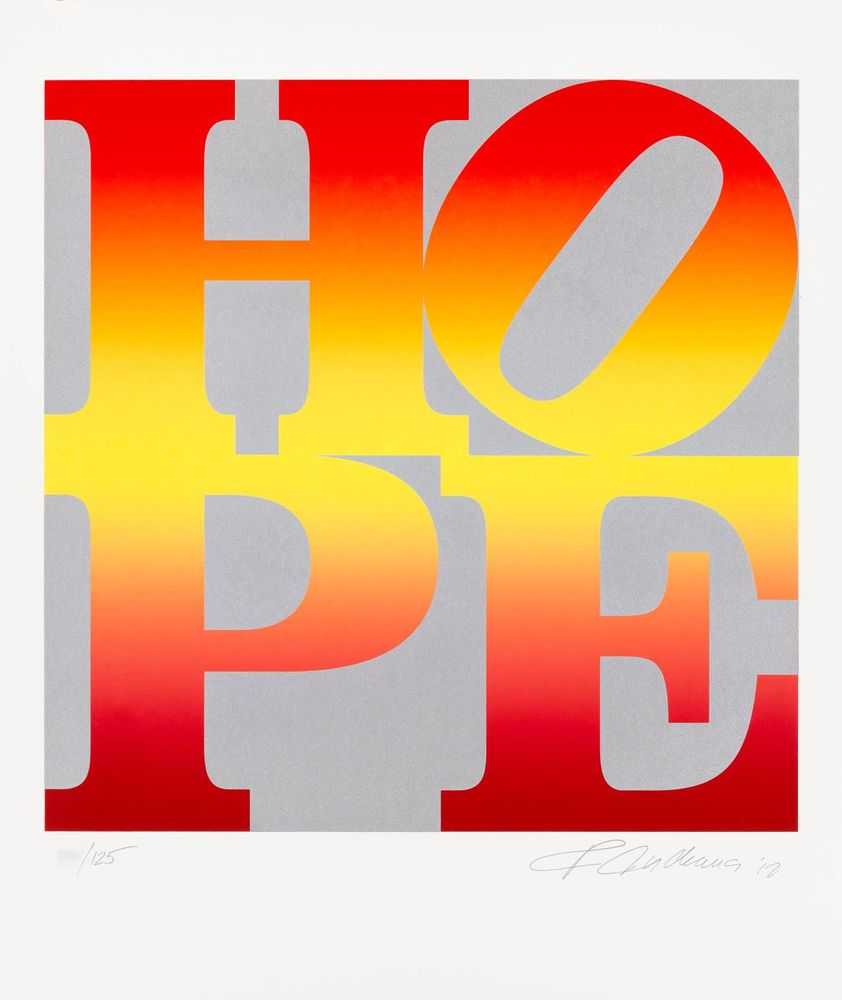 Robert Indiana, ‘Autumn (Four Seasons of Hope Silver)’, 2012, Print, Screenprint in colours on paper, Self-released, Numbered, Dated